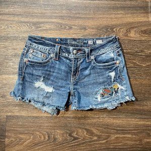 MissMe Signature Jean Shorts Size 28